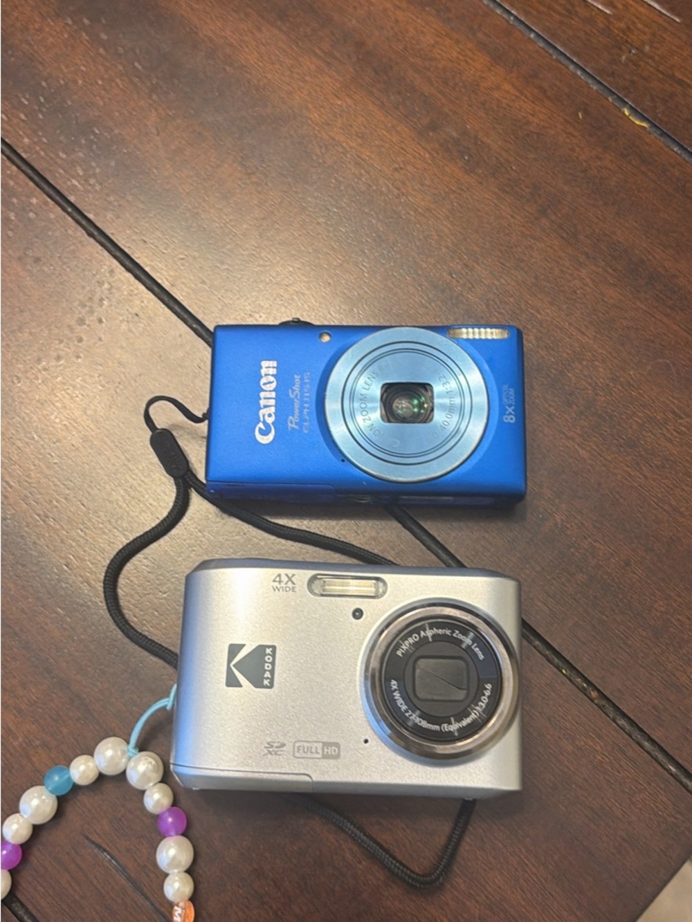 Canon Blue Compact Point-and-Shoot Digital Camera